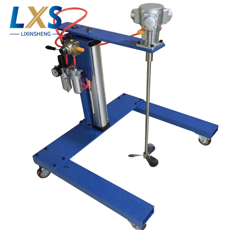 250L Air Driven U-shaped Four Wheels Pneumatic Lifting Paint Dissolver Mixer,Paint Mixing Agitator
250L Air Driven U-shaped Four Wheels Pneumatic Lifting Paint Dissolver Mixer,Paint Mixing Agitator