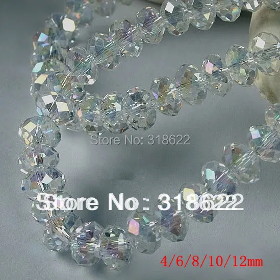 Wholesale 500pcs 3*4mm White AB color 4mm Faceted Rondelle Glass Crystal Beads spacer Bracelet jewelry making
Wholesale 500pcs 3*4mm White AB color 4mm Faceted Rondelle Glass Crystal Beads spacer Bracelet jewelry making