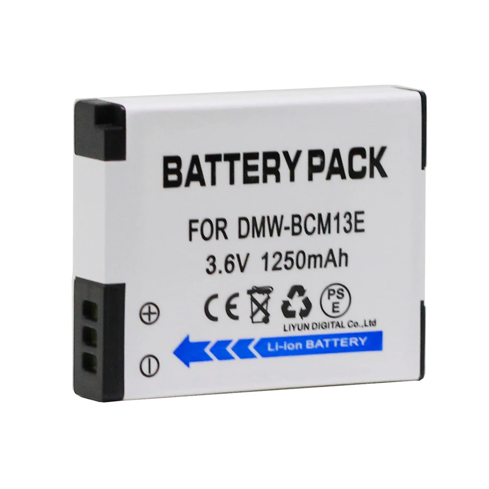 

3.6V 1250mAh DMW-BCM13 DMW BCM13E BCM13PP Replacement Camera Battery for Panasonic Lumix DMC ZS30 TZ40 TZ41 TS5 FT5 Batteries