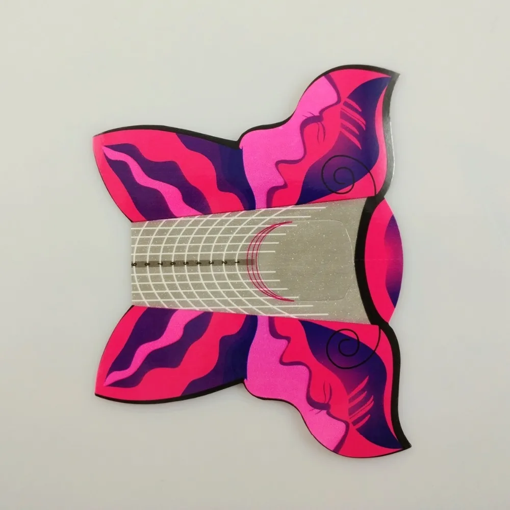 20 Pcs/ Lot Large Pink Butterfly U Shape Extension Nail Form Roll Art Tip Extension Forms for Acrylic UV Gel 8.4X6.5cm
20 Pcs/ Lot Large Pink Butterfly U Shape Extension Nail Form Roll Art Tip Extension Forms for Acrylic UV Gel 8.4X6.5cm