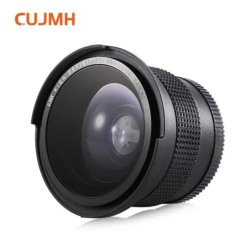 CUJMH Lightdow 52 мм 0.35X рыбий глаз Супер широкоугольный Рыбий объектив для Canon Nikon sony