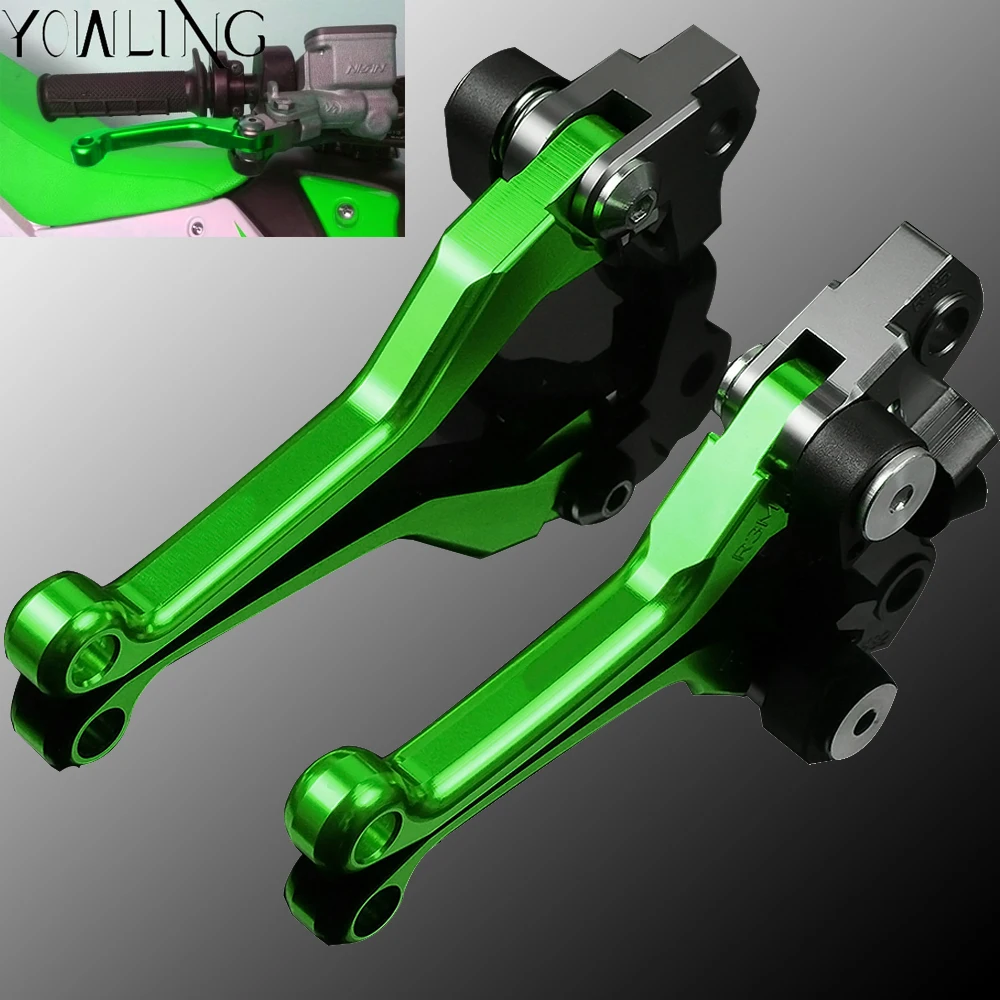 Folding pivoting clutch brake lever for Kawasaki KX125 06-08 KX250 05-08 KX250F 05-12 KX450F 06-12 KDX200 KDX220 95-2006 - Green
Folding pivoting clutch brake lever for Kawasaki KX125 06-08 KX250 05-08 KX250F 05-12 KX450F 06-12 KDX200 KDX220 95-2006 - Green