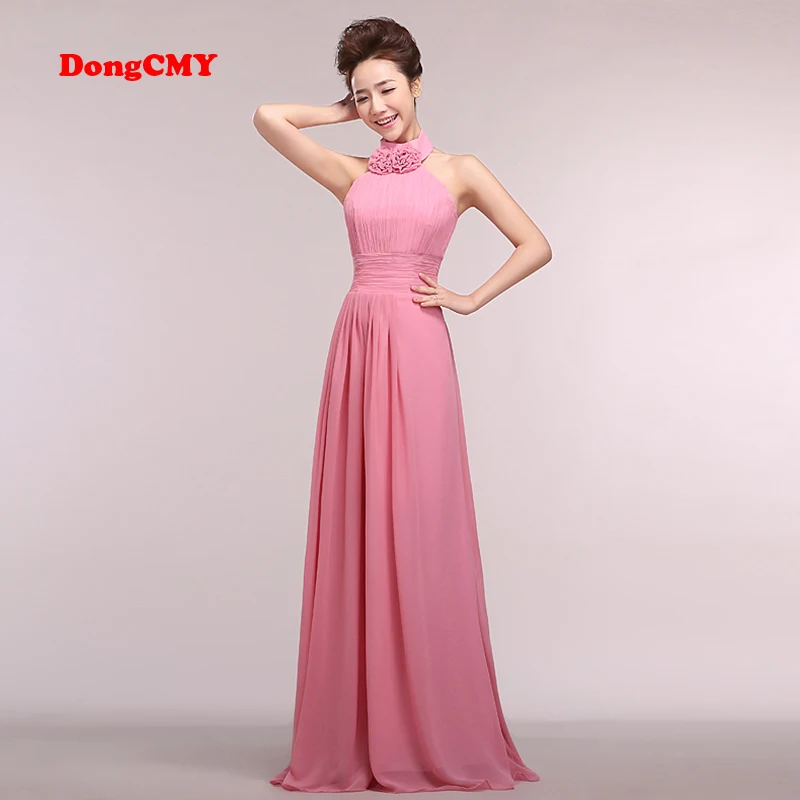 Платье подружки невесты DongCMY Новое Модное шифоновое платье размера плюс с