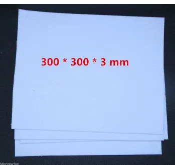 300*300*3mm Heated Bed Hotbed Thermal Insulation Cotton For 3D Printer
300*300*3mm Heated Bed Hotbed Thermal Insulation Cotton For 3D Printer
