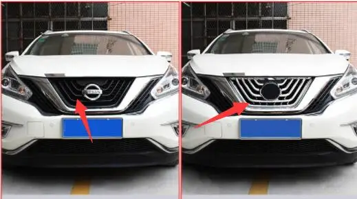 15-18for MURANO electroplating middle net decorative frame front face decoration bar modification
15-18for MURANO electroplating middle net decorative frame front face decoration bar modification