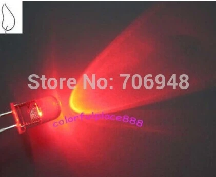 MIX 2colors Water Clear Through Hole 5mm Candle Flickering LED Diode Red/BLue Color Each Kind 50pcs
MIX 2colors Water Clear Through Hole 5mm Candle Flickering LED Diode Red/BLue Color Each Kind 50pcs