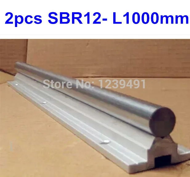 2pcs/lot SBR12 L1000mm Linear rail cnc parts