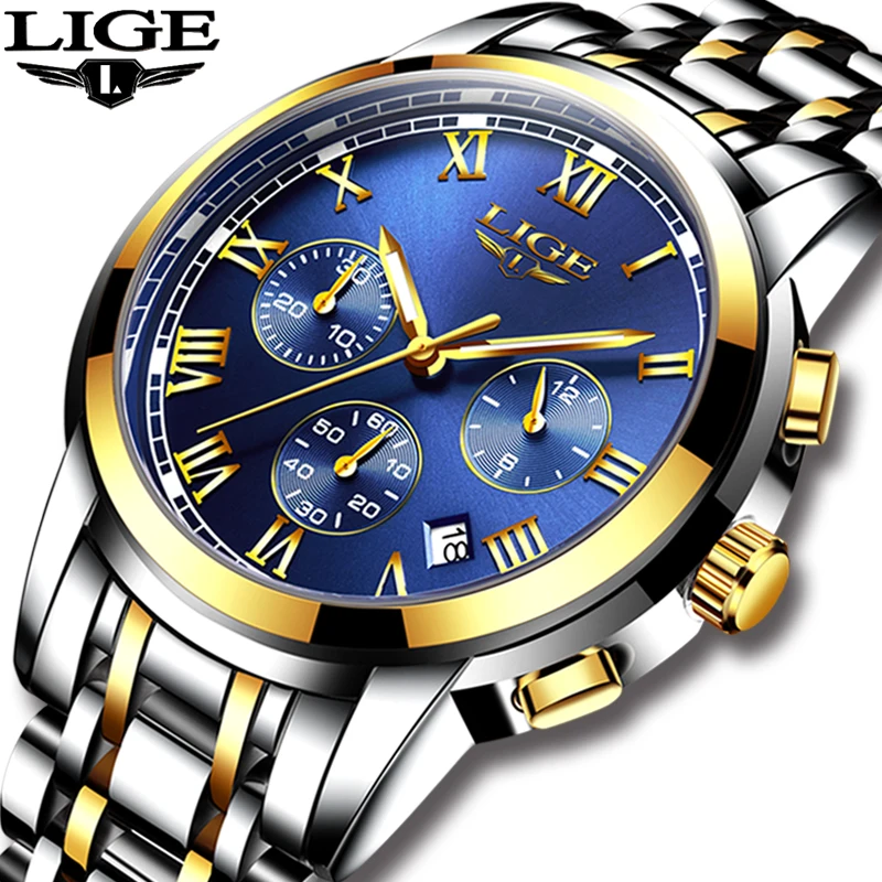 2019 New Watches Men Luxury Brand LIGE Chronograph Men Sports Watches Waterproof Full Steel Quartz Men's Watch Relogio Masculino
2019 New Watches Men Luxury Brand LIGE Chronograph Men Sports Watches Waterproof Full Steel Quartz Men's Watch Relogio Masculino