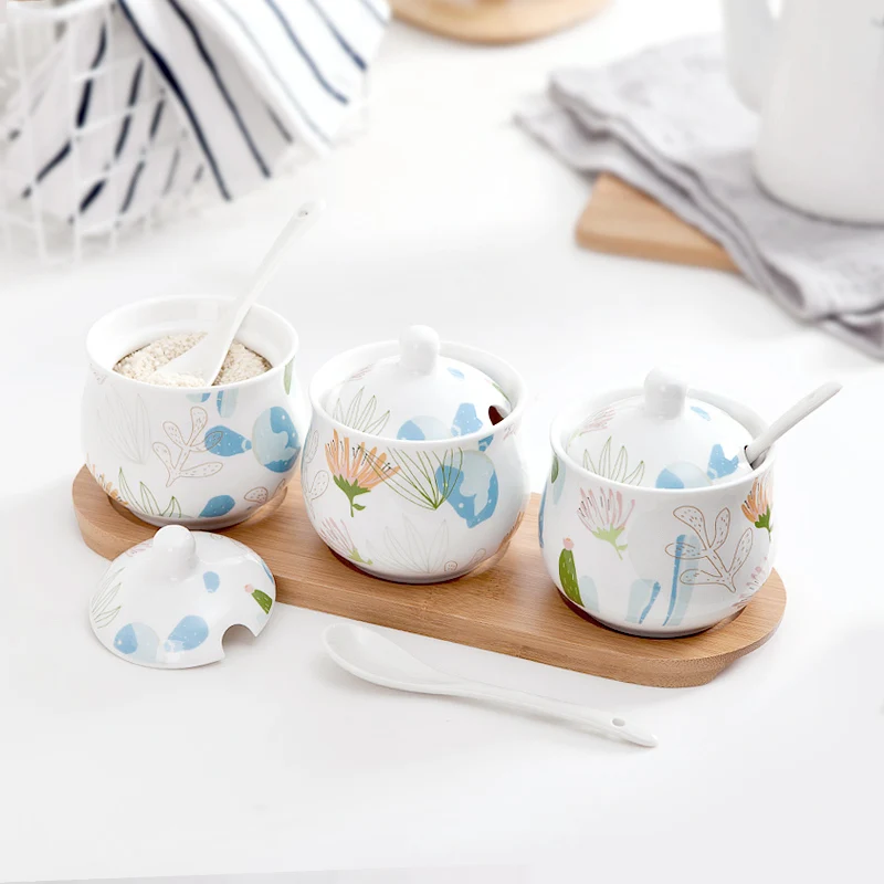 Kitchen Seasoning Tools Ceramic Spice Jar Seasoning Box 3Pcs/Set Spice Storage Bottle Jars Salt Pepper Cumin Powder Spice Bottle
Kitchen Seasoning Tools Ceramic Spice Jar Seasoning Box 3Pcs/Set Spice Storage Bottle Jars Salt Pepper Cumin Powder Spice Bottle