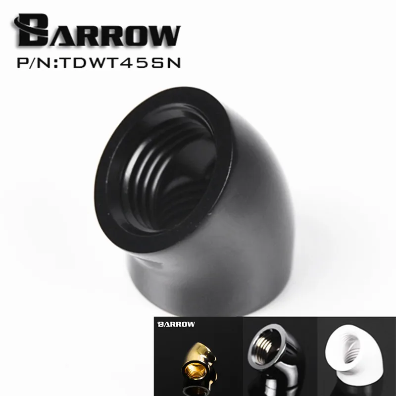 Блок питания для компьютера Barrow G1/4 с реверсивным монтажом 45 градусов (гнездо к