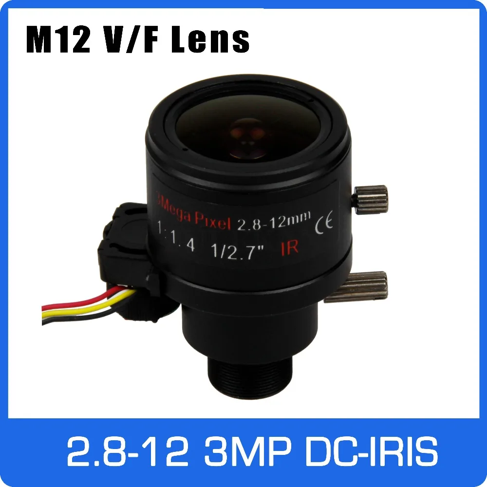 3Megapixel Varifocal CCTV Lens 2.8-12mm M12 Mount 1/2.7 inch with DC-IRIS For 720P/1080P IP/AHD Camera Free Shipping
3Megapixel Varifocal CCTV Lens 2.8-12mm M12 Mount 1/2.7 inch with DC-IRIS For 720P/1080P IP/AHD Camera Free Shipping