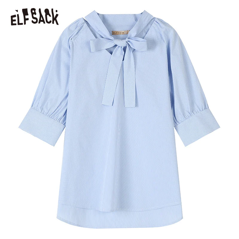 ELFSACK Cotton Sweet Striped Women Blouse Fashion Bow V-Neck Female Shirt 2019 Summer Basis Femme Blouses Office Lady Shirts
ELFSACK Cotton Sweet Striped Women Blouse Fashion Bow V-Neck Female Shirt 2019 Summer Basis Femme Blouses Office Lady Shirts
