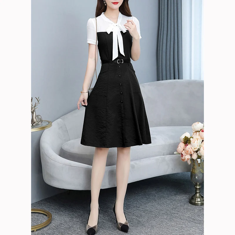 2019 summer new French retro large size female slim body slim short-sleeved chiffon A315
2019 summer new French retro large size female slim body slim short-sleeved chiffon A315