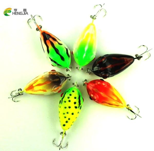 HENGJIA 6PCS 4cm 6g Mini Hard Plastic Frog Fishing Lures Crank Baits with Hook Isca Artificial Lure for Black Fish Fishing
HENGJIA 6PCS 4cm 6g Mini Hard Plastic Frog Fishing Lures Crank Baits with Hook Isca Artificial Lure for Black Fish Fishing