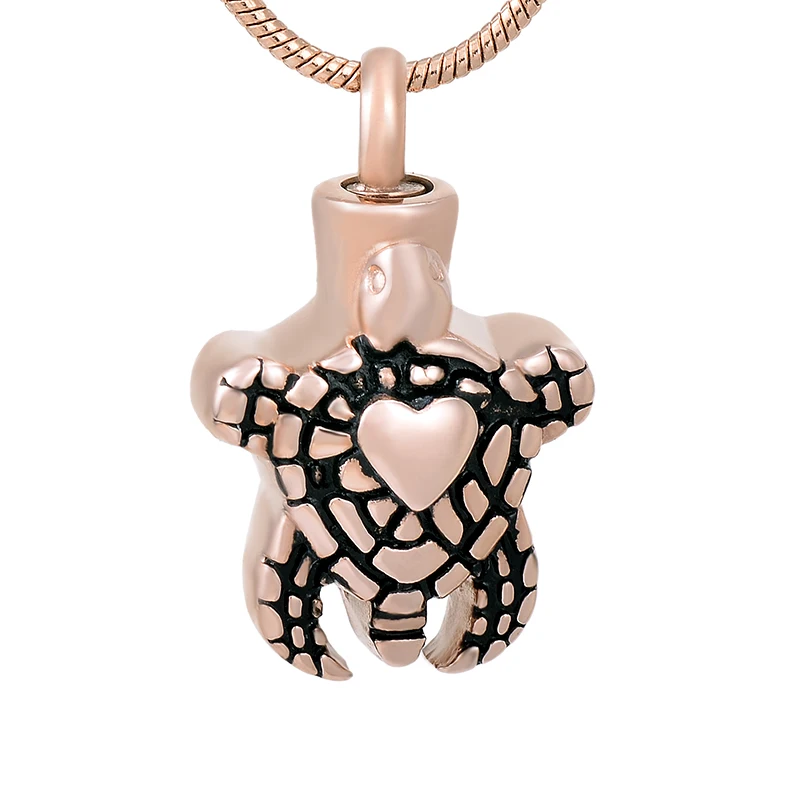 IJD9291 Stainless Steel Cremation Cute Sea Turtle Cremation Ashes Memorial Urn Necklace Marine Souvenir Pendant Jewelry
IJD9291 Stainless Steel Cremation Cute Sea Turtle Cremation Ashes Memorial Urn Necklace Marine Souvenir Pendant Jewelry