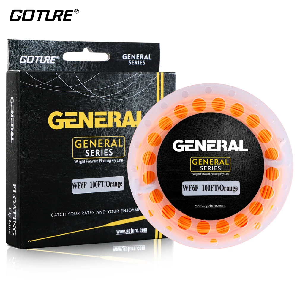Goture GENERAL 100ft/30M Weight Forward Fly Fishing Lines WF3/4/5/6/7/8F Fly Line Floating Line Color PVC +Dacron Braided Line
Goture GENERAL 100ft/30M Weight Forward Fly Fishing Lines WF3/4/5/6/7/8F Fly Line Floating Line Color PVC +Dacron Braided Line