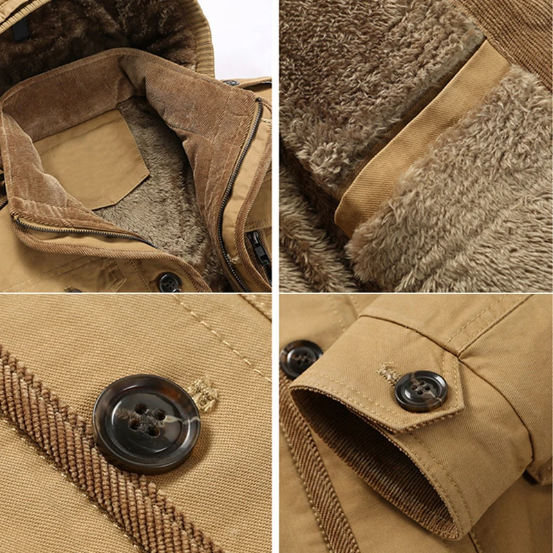 New Winter Warm Thickening Jacket Coats Mens Big Size Plus Hoodies Hooded Windbreaker Pockets Outerwear Fleece XXXXXXL Y2168
New Winter Warm Thickening Jacket Coats Mens Big Size Plus Hoodies Hooded Windbreaker Pockets Outerwear Fleece XXXXXXL Y2168