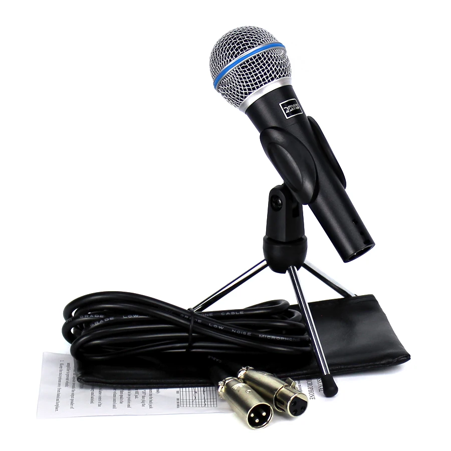 BETA 58A Vocal Mic Microfono Professional Wired Dynamic Microphone Stand & 3 Meter XLR Cable For BETA58A KTV Karaoke Mixer Audio
BETA 58A Vocal Mic Microfono Professional Wired Dynamic Microphone Stand & 3 Meter XLR Cable For BETA58A KTV Karaoke Mixer Audio