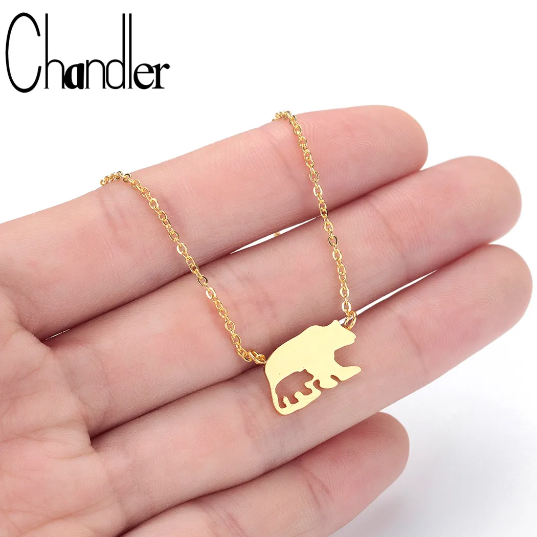 Chandler Stainless Steel Cute Out Baby Mama Bear Necklace For Women Mothers Day Cartoon Polar Bear Pendant Family Jewelry
Chandler Stainless Steel Cute Out Baby Mama Bear Necklace For Women Mothers Day Cartoon Polar Bear Pendant Family Jewelry