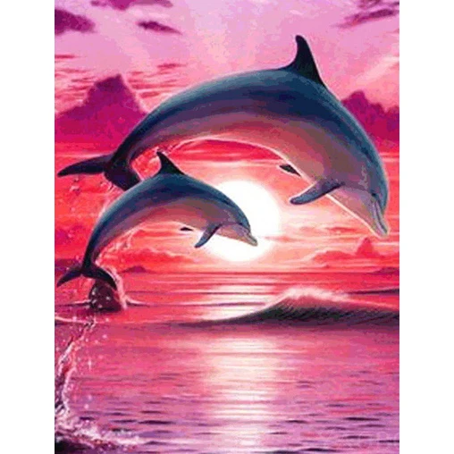 DIY 5D Diamond Painting Animal Dolphin Love Sunset Full Drill Cross Stitch Diamond Embroidery Home decoration Romantic gifts
DIY 5D Diamond Painting Animal Dolphin Love Sunset Full Drill Cross Stitch Diamond Embroidery Home decoration Romantic gifts