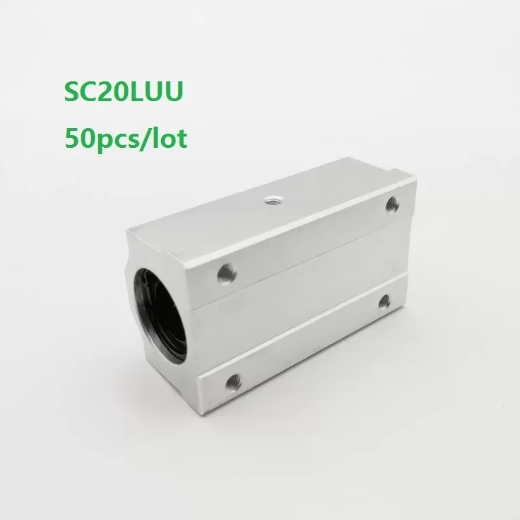 50 шт./лот SC20LUU SCS20LUU Линейный Корпус длинного типа линейные шарикоподшипники блоки для 20 мм линейного вала для ЧПУ фрезерных станков
50 шт./лот SC20LUU SCS20LUU Линейный Корпус длинного типа линейные шарикоподшипники блоки для 20 мм линейного вала для ЧПУ фрезерных станков