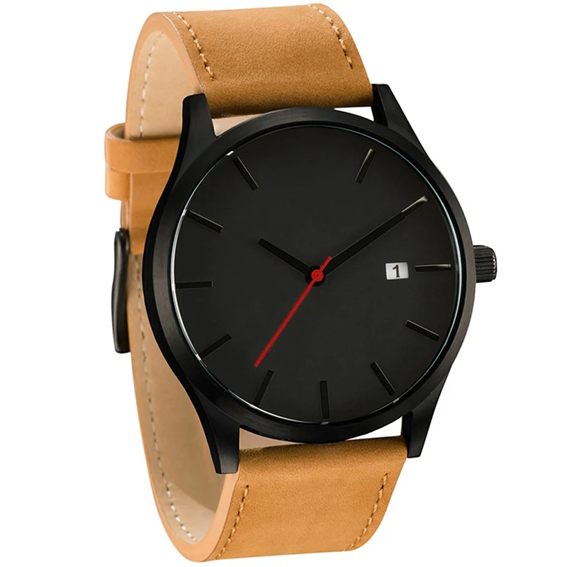2020 Hot Sale Men Watch Mens Watches Quartz Fashion Sports Military Watch No Logo Watch Brown Leather Relogio Masculino
2020 Hot Sale Men Watch Mens Watches Quartz Fashion Sports Military Watch No Logo Watch Brown Leather Relogio Masculino