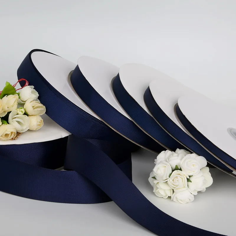 Wide 7/10/15/20/25/38mm Navy Blue Stripe Satin Ribbon Polyester Grosgrain Ribbon for DIY Clothing Accessories Party Decoration
Wide 7/10/15/20/25/38mm Navy Blue Stripe Satin Ribbon Polyester Grosgrain Ribbon for DIY Clothing Accessories Party Decoration