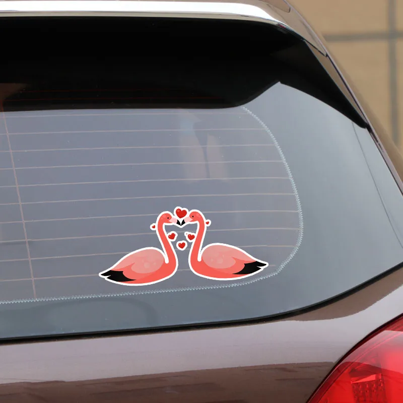 YJZT 16.2*7.1CM Interesting Flamingos Decor PVC Personalized Car Sticker Colored 11A0174
YJZT 16.2*7.1CM Interesting Flamingos Decor PVC Personalized Car Sticker Colored 11A0174