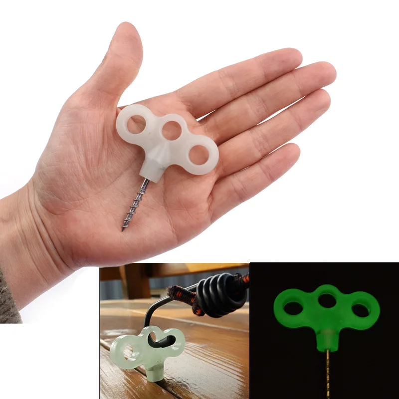 Outdoor nightlight three eye screw camping deck nail threaded tent Wind rope poles building accessories metal stake peg
Outdoor nightlight three eye screw camping deck nail threaded tent Wind rope poles building accessories metal stake peg