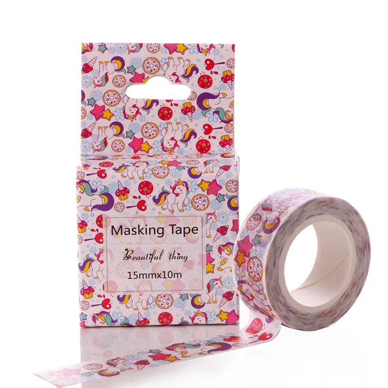 Kawaii Unicorn Washi Tape Diy Fita Decorativa 15mm*10m Adesiva Decorada Masking Tapes Washitape Decorative Adhesive Tape JD94-15
Kawaii Unicorn Washi Tape Diy Fita Decorativa 15mm*10m Adesiva Decorada Masking Tapes Washitape Decorative Adhesive Tape JD94-15