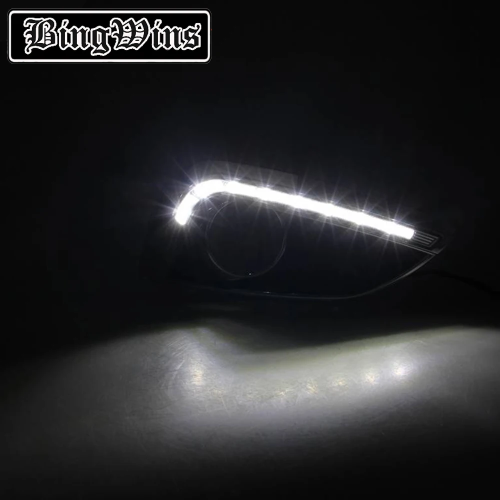 12V 6000k LED DRL Daytime running light case for Hyundai IX35 2009 2010 2011 2012 2013 fog lamp frame Fog light Car styling
12V 6000k LED DRL Daytime running light case for Hyundai IX35 2009 2010 2011 2012 2013 fog lamp frame Fog light Car styling