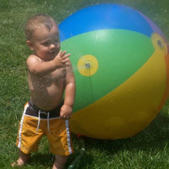 Multicolor Outdoor Children Water Toy Giant Inflatable Beach Ball Sprinkler Inflatable Water Ball Play Fun Environmental PVC
Multicolor Outdoor Children Water Toy Giant Inflatable Beach Ball Sprinkler Inflatable Water Ball Play Fun Environmental PVC