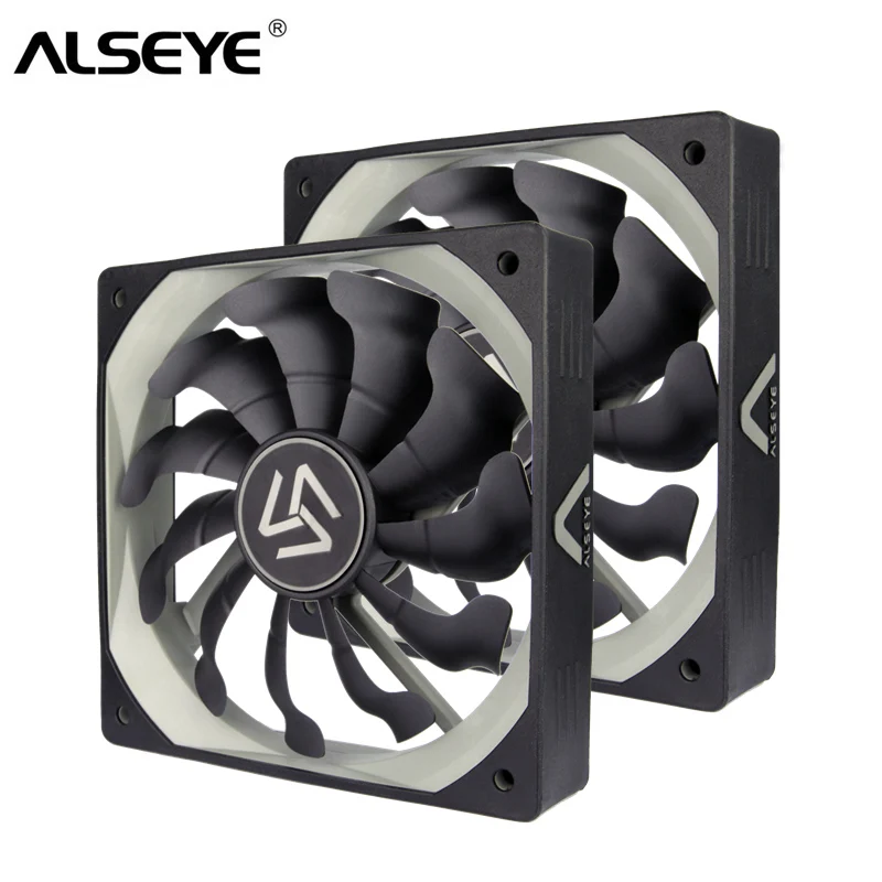 ALSEYE S 120 PC Вентилятор кулер 12 v мм вентилятор для компьютера (2 шт.) 1200 об/мин 3pin