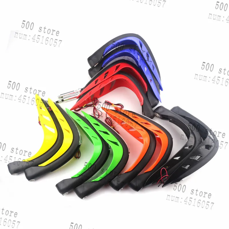 1Pair Motorcycle Handlebar Hand Protector with LED Light Handguards LED Hand Guard Universal Hand Guards Motor accessories
1Pair Motorcycle Handlebar Hand Protector with LED Light Handguards LED Hand Guard Universal Hand Guards Motor accessories