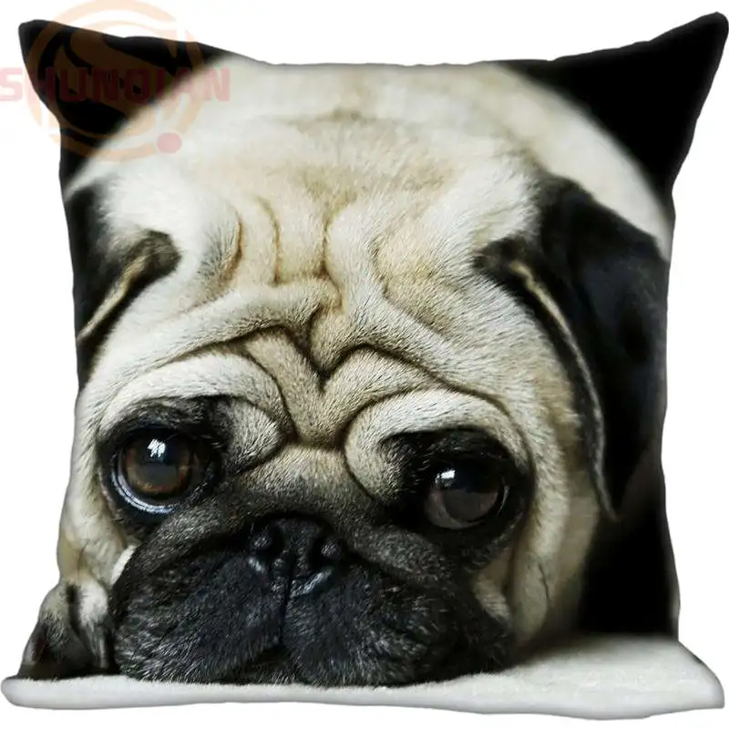 New Pug Dog Pillowcase Wedding Decorative Pillow Case Customize Gift For Pillow Cover 35X35cm,40X40cm(One Sides)
New Pug Dog Pillowcase Wedding Decorative Pillow Case Customize Gift For Pillow Cover 35X35cm,40X40cm(One Sides)
