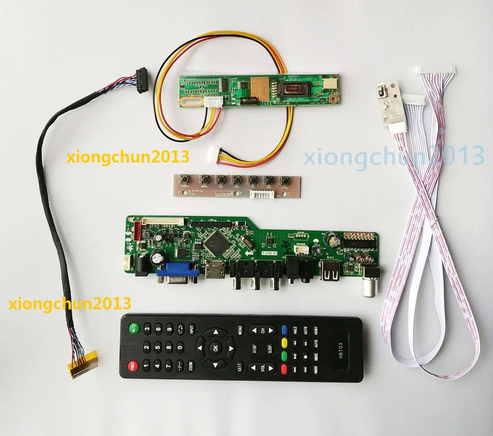 TV HDMI AV LCD USB VGA LED AUDIO diy Controller driver Board kit 30pin For 15.4" LP154W01 1280X800 panel screen cable 2019
TV HDMI AV LCD USB VGA LED AUDIO diy Controller driver Board kit 30pin For 15.4" LP154W01 1280X800 panel screen cable 2019