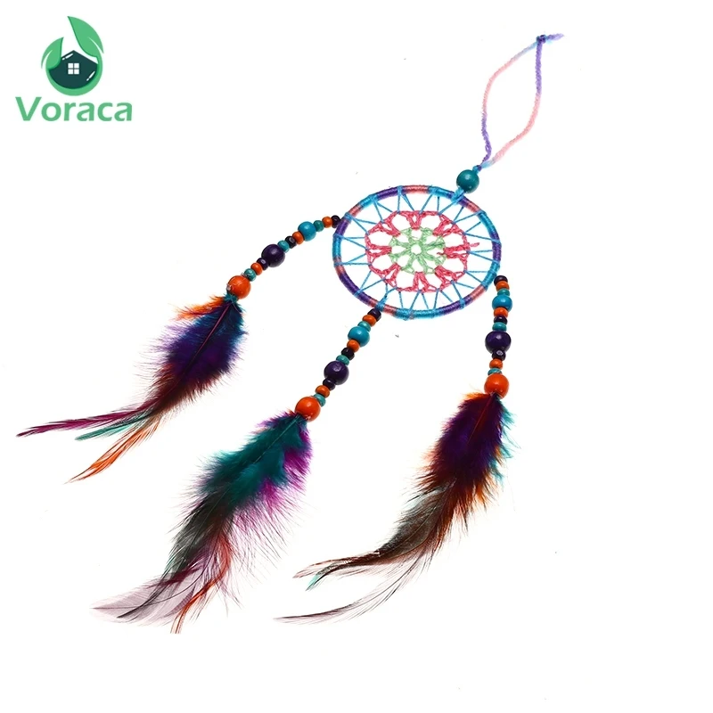 Handmade Colorful Dream Catcher Hanging Net Home Office Car Decoration Wind Chimes Craft Party Decor Gifts Fashion Indian Style | Дом и сад