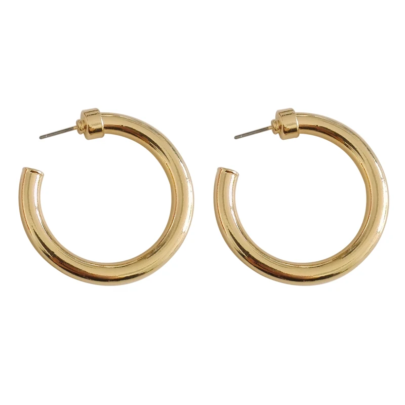 Fashion retro geometric metal earrings smooth earrings Circular street snap women earrings wholesale
Fashion retro geometric metal earrings smooth earrings Circular street snap women earrings wholesale