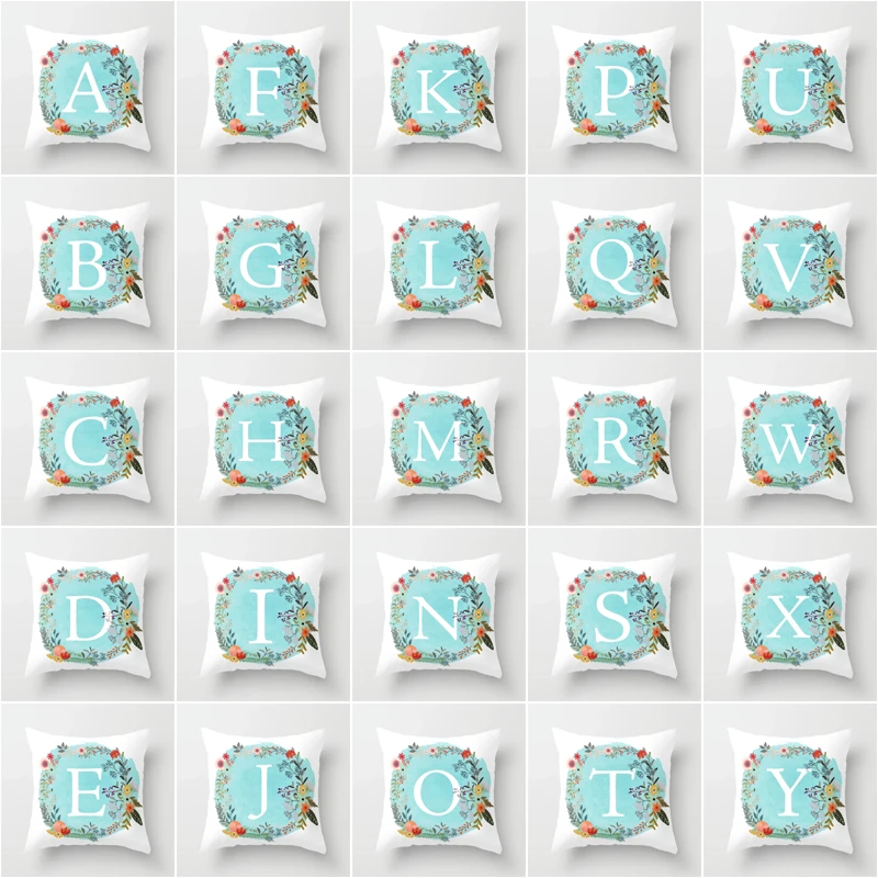 New Fashion Flower Wreath With Blue Letter Pillow Case 45*45 Print Pillow Cases Polyester Sofa Car Cushion Cover Home Wholesale
New Fashion Flower Wreath With Blue Letter Pillow Case 45*45 Print Pillow Cases Polyester Sofa Car Cushion Cover Home Wholesale