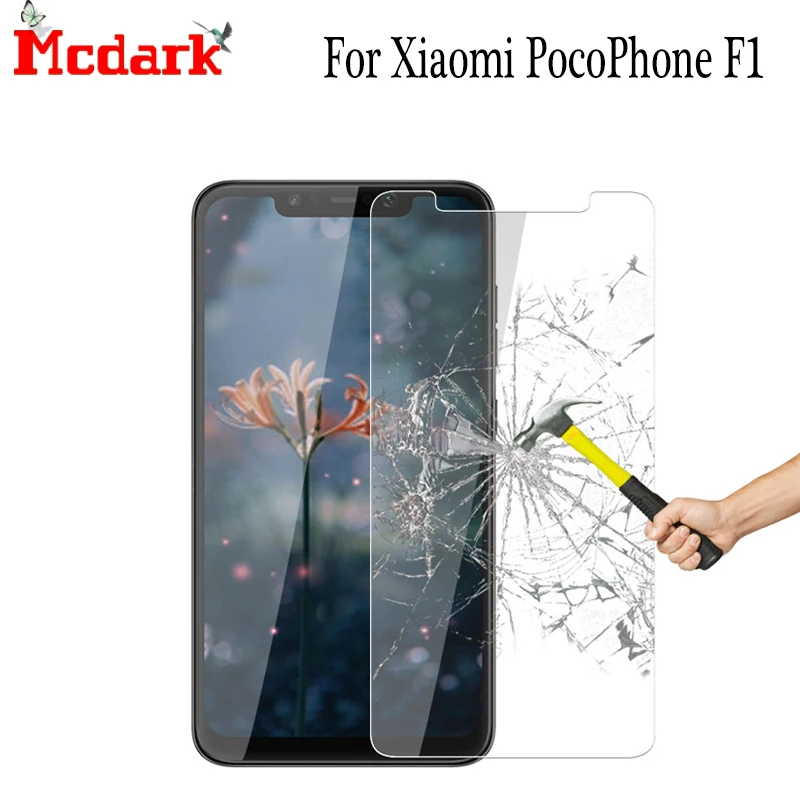 2 шт. для Xiaomi PocoPhone F1 закаленное стекло Poco защита экрана стеклянная защитная