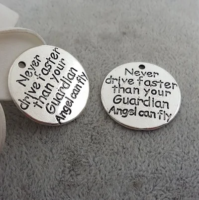 50pcs 25mm DIY alloy handmade jewelry materials lettering "Never drive faster than your guardian"charm for DIY Jewelry making
50pcs 25mm DIY alloy handmade jewelry materials lettering "Never drive faster than your guardian"charm for DIY Jewelry making