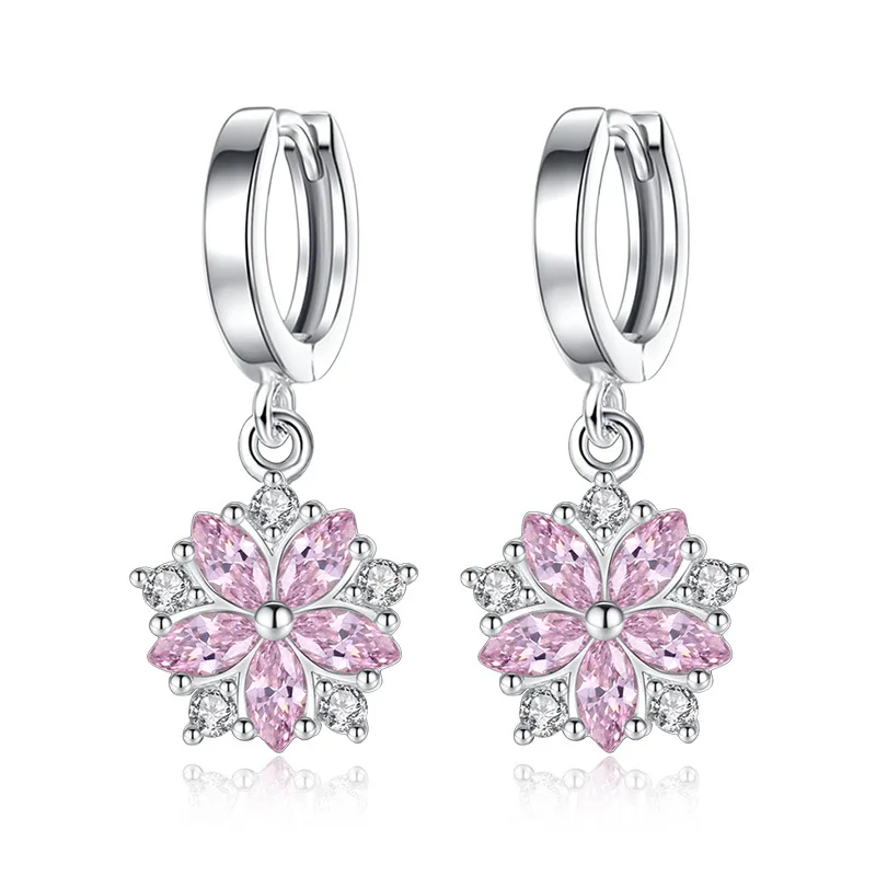 100% 925 Sterling Silver Fashion Flower Design Shiny Zircon Ladies' Drop Shipping Women Jewelry Birthday Gift No Fade
100% 925 Sterling Silver Fashion Flower Design Shiny Zircon Ladies' Drop Shipping Women Jewelry Birthday Gift No Fade