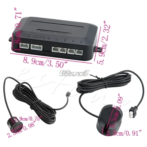 2018 Parking 4 Sensors Car Reverse Backup Rear Buzzer Radar System Sound Alarm Silver DropShip Dropshipping
2018 Parking 4 Sensors Car Reverse Backup Rear Buzzer Radar System Sound Alarm Silver DropShip Dropshipping