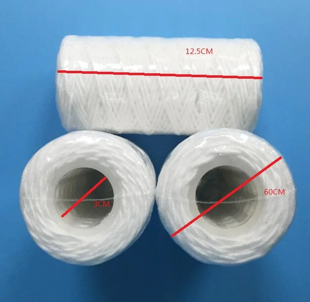 5 inches Water filter parts high temperature resistance PP wound filter for electroplating semiconductor water purifier
5 inches Water filter parts high temperature resistance PP wound filter for electroplating semiconductor water purifier