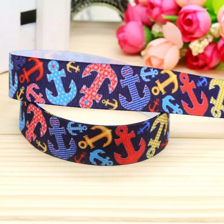7/8inch Free Shipping Anchor Printed Grosgrain Ribbon material Headwear Party Decoration Diy Wholesale Craft 22mm P5178
7/8inch Free Shipping Anchor Printed Grosgrain Ribbon material Headwear Party Decoration Diy Wholesale Craft 22mm P5178