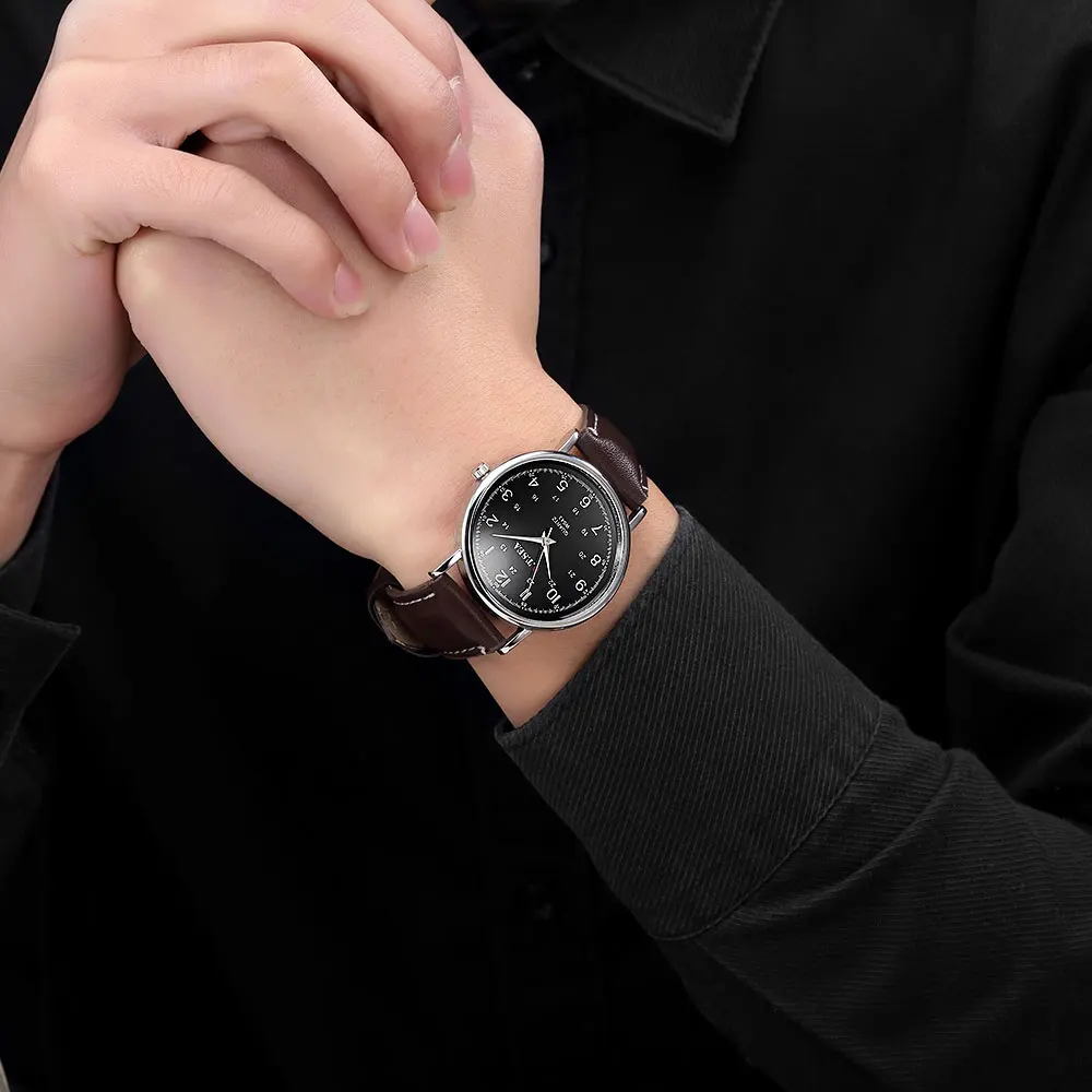 2020 New Fashion O.T.Sea Brand Faux Leather Watch Men Casual Military Sports Quartz Wrist Watches W043
2020 New Fashion O.T.Sea Brand Faux Leather Watch Men Casual Military Sports Quartz Wrist Watches W043