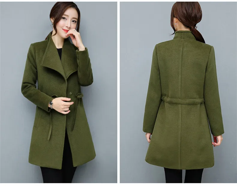 Nice New Autumn Winter Women Lace-Up Bodycon Coats Elegant Trench Pockets Slim Outerwear Femme Single Button Long Overcoat 
Nice New Autumn Winter Women Lace-Up Bodycon Coats Elegant Trench Pockets Slim Outerwear Femme Single Button Long Overcoat