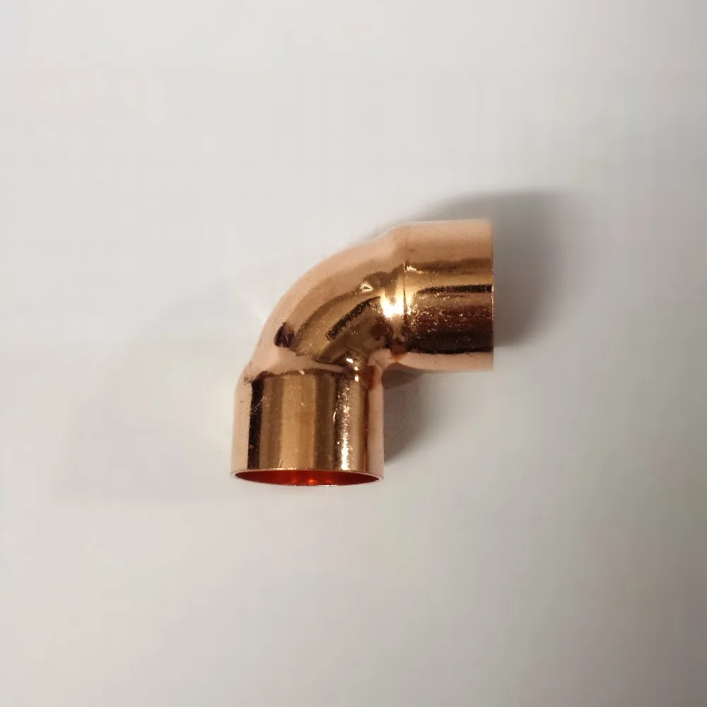 1/2 " 12.7mm 90 degree copper elbow brass fitting refrigeration parts air condition fittings pipe fitting
1/2 " 12.7mm 90 degree copper elbow brass fitting refrigeration parts air condition fittings pipe fitting