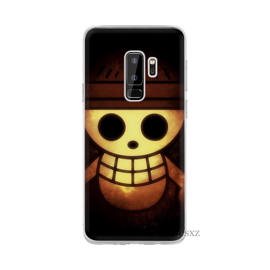 Чехол для мобильного телефона Desxz One Piece с логотипом аниме Samsung Galaxy S3 S4 S5 S6 S7 Edge S8 S9 S10