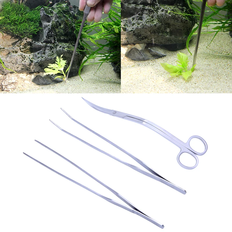 3Pcs/set Stainless Steel Aquarium Aquatic Maintenance Trim Tools Kit Live Plants Long Handle Tweezers Scissor Trim Tool Kit Set
3Pcs/set Stainless Steel Aquarium Aquatic Maintenance Trim Tools Kit Live Plants Long Handle Tweezers Scissor Trim Tool Kit Set